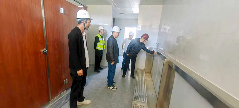 鄭州市建設投資集團有限公司 第六十七高級中學項目部國慶、中秋安全生產檢查簡報